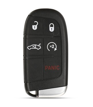 XEOD Sleutelbehuizing 5-knops knop Geschikt voor: Dodge, Chrysler, Fiat & Jeep