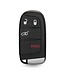 XEOD Sleutelbehuizing 4-knops knop Geschikt voor: Dodge, Chrysler, Fiat & Jeep