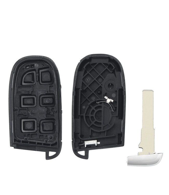 XEOD Autosleutelbehuizing - sleutelbehuizing auto - sleutel - Autosleutel / Geschikt voor: Dodge, Chrysler, Fiat & Jeep 3 knops