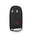 XEOD Sleutelbehuizing 3-knops knop Geschikt voor: Dodge, Chrysler, Fiat & Jeep