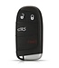 XEOD Sleutelbehuizing 4-knops knop Geschikt voor: Dodge, Chrysler, Fiat & Jeep
