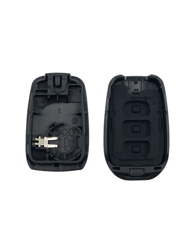 XEOD Autosleutelbehuizing - sleutelbehuizing auto - sleutel - Autosleutel - Geschikt voor: Renault & Dacia 3 knops