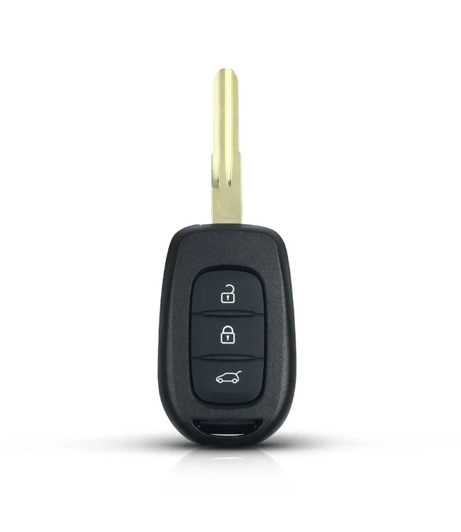 XEOD Autosleutelbehuizing - sleutelbehuizing auto - sleutel - Autosleutel - Geschikt voor: Renault & Dacia 3 knops