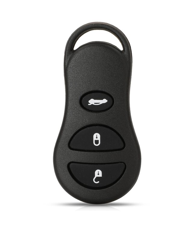 XEOD Autosleutelbehuizing - sleutelbehuizing auto - sleutel - Autosleutel / Geschikt voor: Chrysler 3 knops