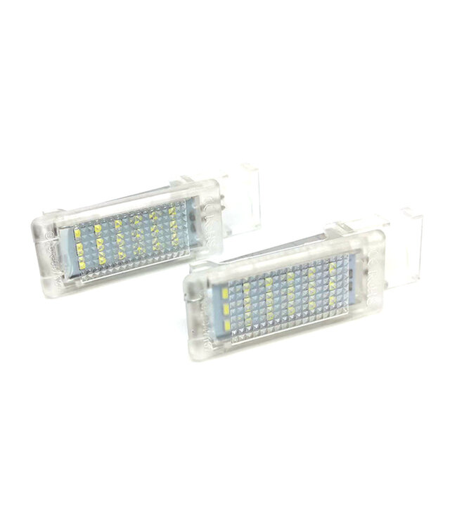 XEOD LED interieur verlichting - Kofferbak - Deur - Voet verlichting - Plug en play - Geschikt voor: Volkswagen - Audi - Seat - Porsche - Skoda - 2 stuks