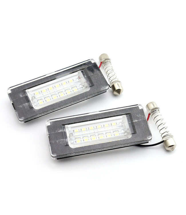 XEOD LED Kentekenverlichting - Kenteken verlichting - LED Kenteken verlichting geschikt voor: Mini R52 - R55 / R55N - R56 / R56N - R57 / R57N - R58 - R59 - Canbus - 2 stuks 6000K