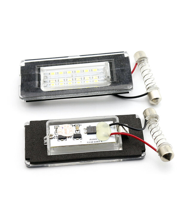 XEOD LED Kentekenverlichting - Kenteken verlichting - LED Kenteken verlichting geschikt voor: Mini R52 - R55 / R55N - R56 / R56N - R57 / R57N - R58 - R59 - Canbus - 2 stuks 6000K