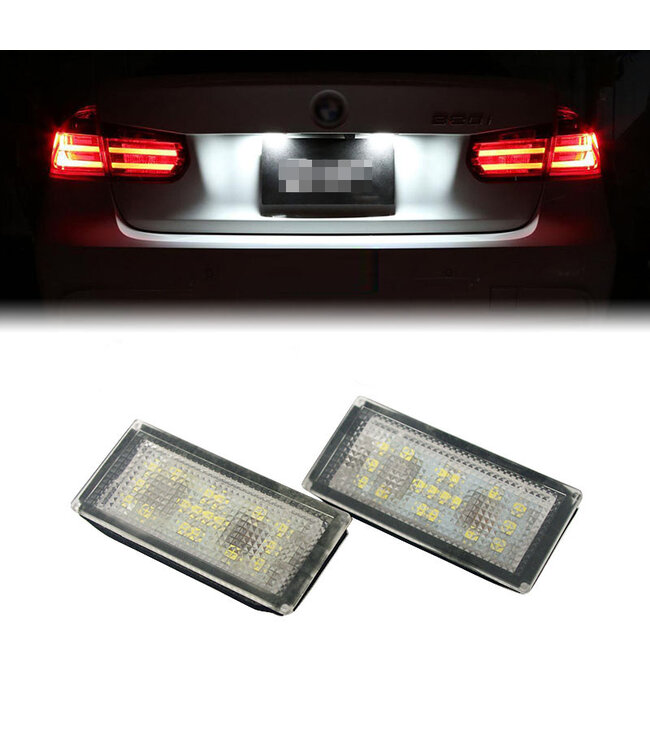 XEOD LED Kentekenverlichting - Kenteken verlichting - LED Kenteken verlichting geschikt voor: BMW E65 & E66 - Canbus - 2 stuks 6000K