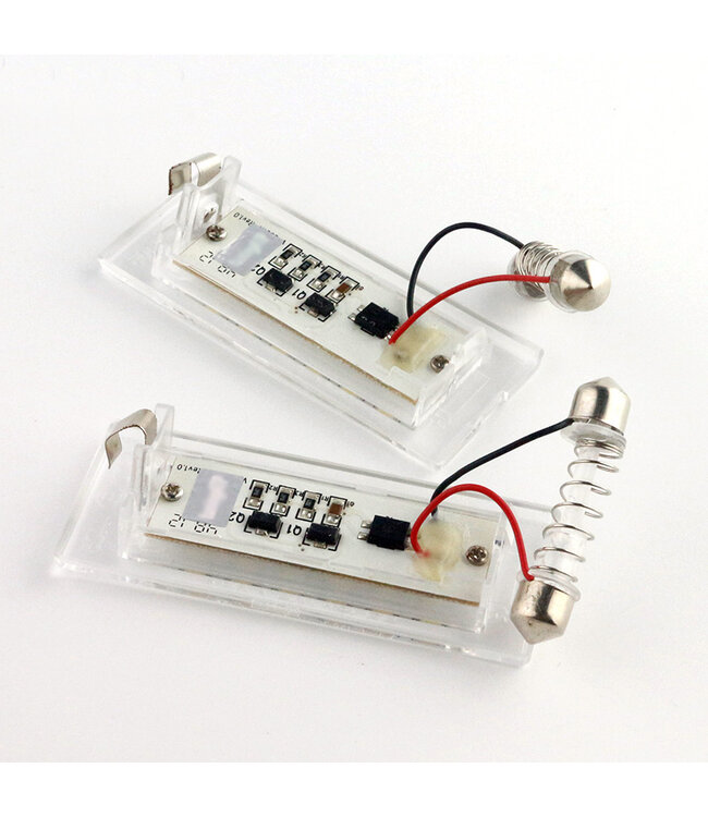 XEOD LED Kentekenverlichting - Kenteken verlichting - LED Kenteken verlichting geschikt voor: BMW X5 E53 & X3 E83- Canbus - 2 stuks 6000K