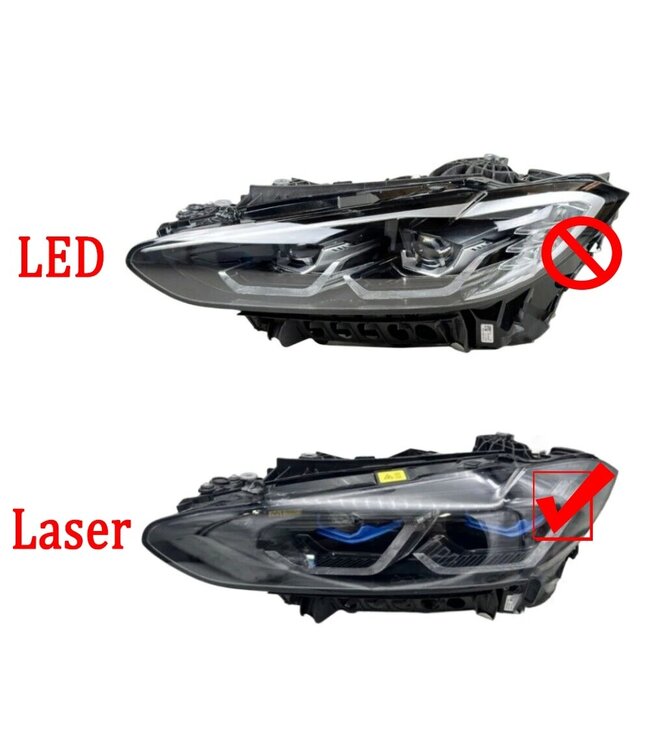 XEOD CSL LED DRL angel eyes modules Geel geschikt voor BMW 3 Serie G80 & 4 Serie G22 - G23 - G26 - G82 - Voor Laser koplampen - 4 stuks - Complete set
