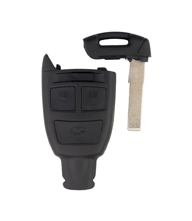 XEOD Autosleutelbehuizing - sleutelbehuizing auto - sleutel - Autosleutel / Geschikt voor: Fiat Croma 3 knops