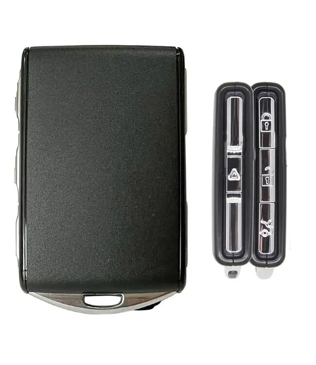 XEOD Autosleutelbehuizing - sleutelbehuizing auto - sleutel - Autosleutel / Geschikt voor: Volvo 4 knops