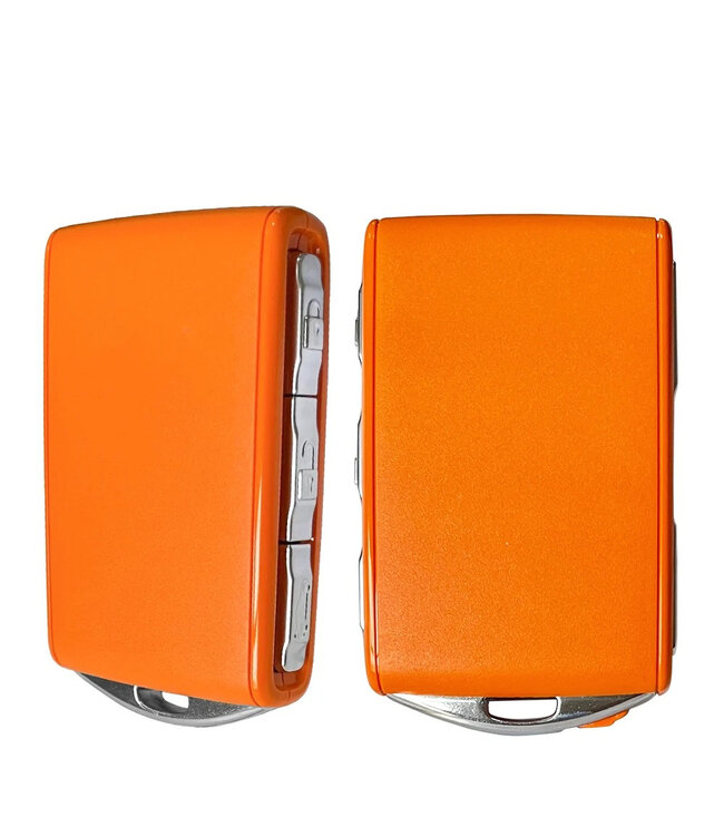 XEOD Autosleutelbehuizing - sleutelbehuizing auto - sleutel - Autosleutel / Geschikt voor: Volvo 4 knops oranje