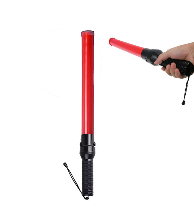 PROKING Toortslamp - LED oplaadbaar - Waarschuwingslicht - Waarschuwingslamp - Verkeerskegel - Rood