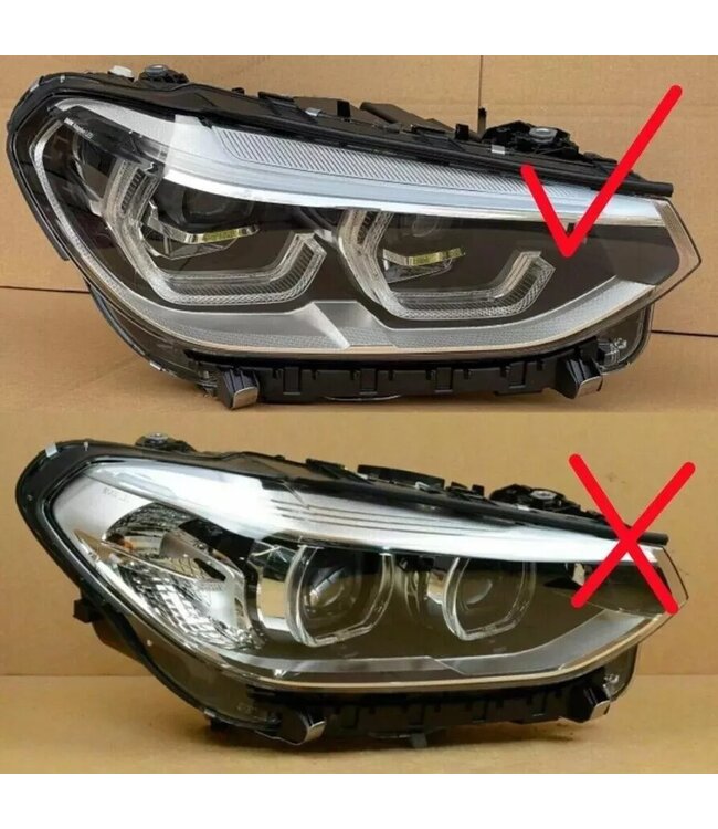 XEOD CSL LED DRL angel eyes modules Geel geschikt voor BMW X3 & X4 G01 - G02 - G08 - F97 - F98 - Voor LED koplampen - 2 stuks