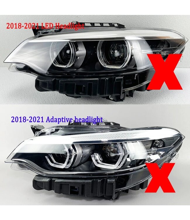 XEOD CSL LED DRL angel eyes modules Geel geschikt voor CSL LED DRL angel eyes modules Geel geschikt voor BMW 2 serie F87 - F22 - F23 - Voor Xenon koplampen - 4 stuks
