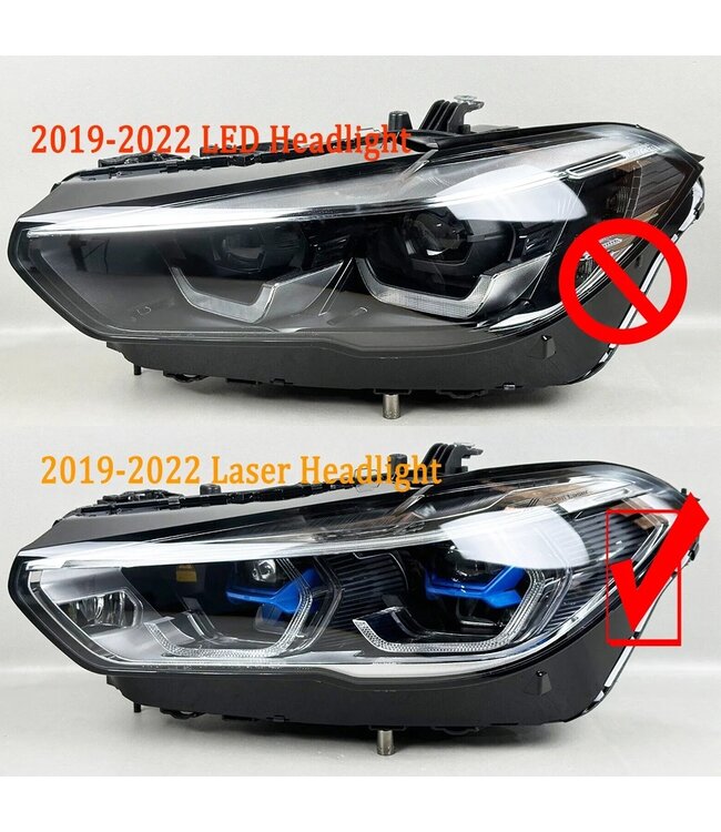 XEOD CSL LED DRL angel eyes modules Geel geschikt voor BMW X5 - X6 - G05 - G06 - F95 - F96 - Voor Laser koplampen - 2 stuks