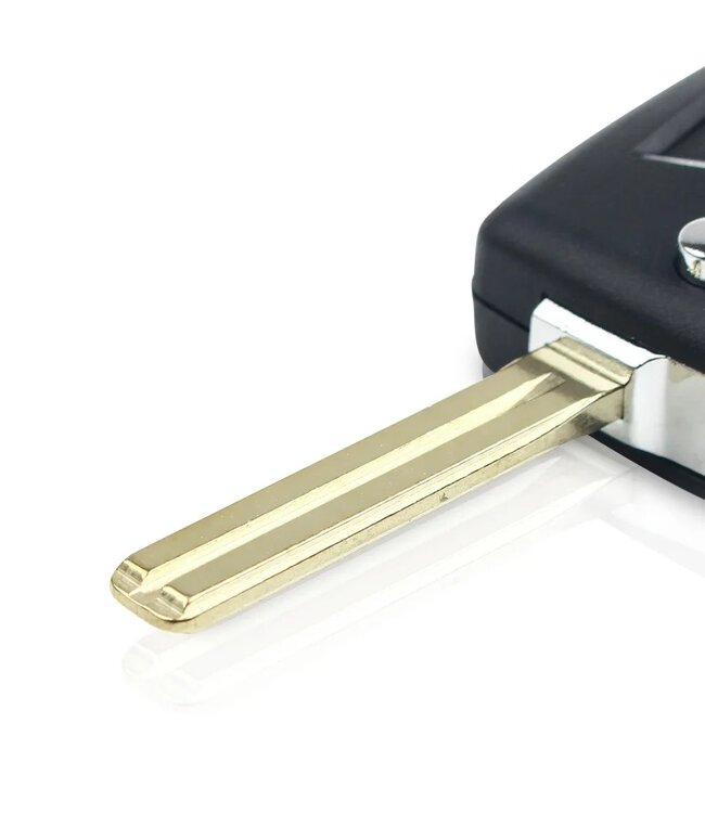 XEOD Autosleutelbehuizing - sleutelbehuizing auto - sleutel - Autosleutel 3 knops geschikt voor Toyota Aygo / Peugeot 108 / Citroen C1 - Toy48