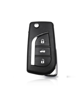 XEOD Autosleutelbehuizing 3 knops geschikt voor Toyota / Peugeot / Citroen TOY48