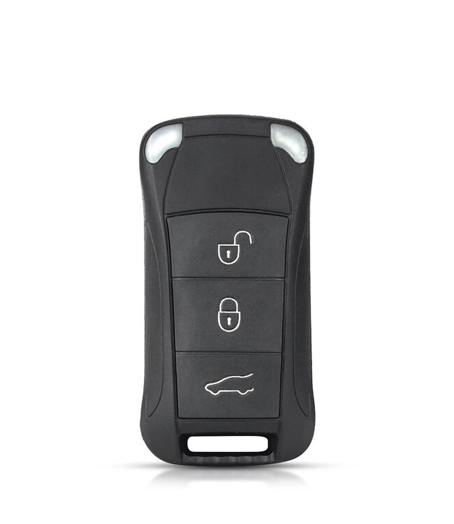 XEOD Autosleutelbehuizing - sleutelbehuizing auto - sleutel - Autosleutel / Geschikt voor: Porsche Cayenne 3 Knops sleutel