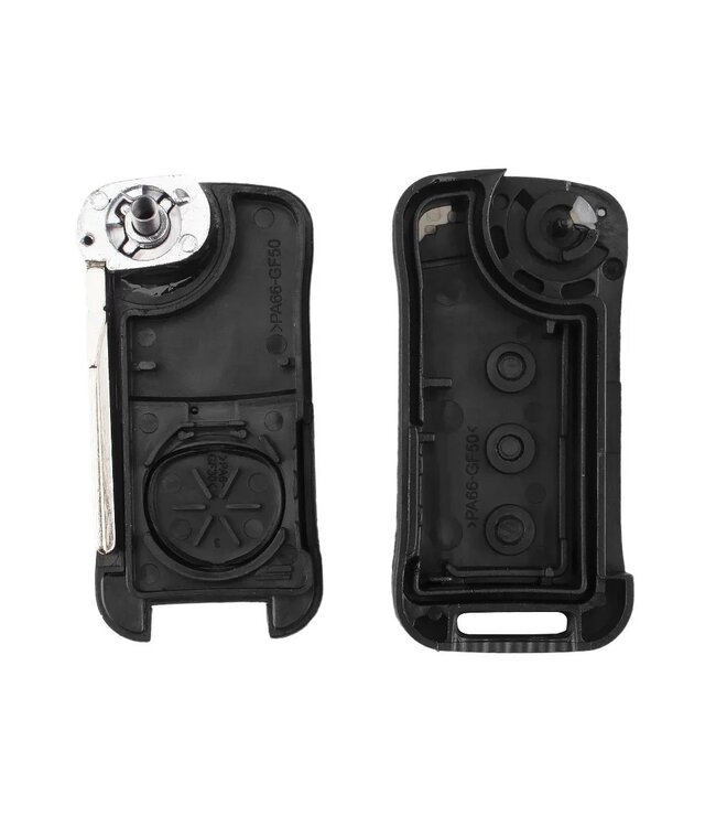 XEOD Autosleutelbehuizing - sleutelbehuizing auto - sleutel - Autosleutel / Geschikt voor: Porsche Cayenne, Panamera, Turbo, Carrera & 911 2 Knops sleutel