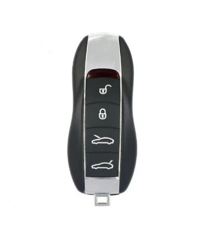 XEOD Autosleutelbehuizing - sleutelbehuizing auto - sleutel - Autosleutel / Geschikt voor: Porsche Cayenne, Panamera, & Macan 4 Knops smart key
