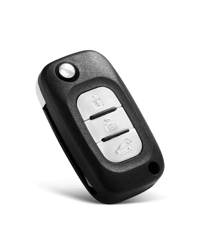 XEOD Autosleutelbehuizing - sleutelbehuizing auto - sleutel - Autosleutel / Geschikt voor Mercedes Citan & Smart 3 Knops sleutel