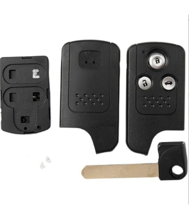 XEOD Autosleutelbehuizing - sleutelbehuizing auto - sleutel - Autosleutel / Smart key geschikt voor Honda 2 knops