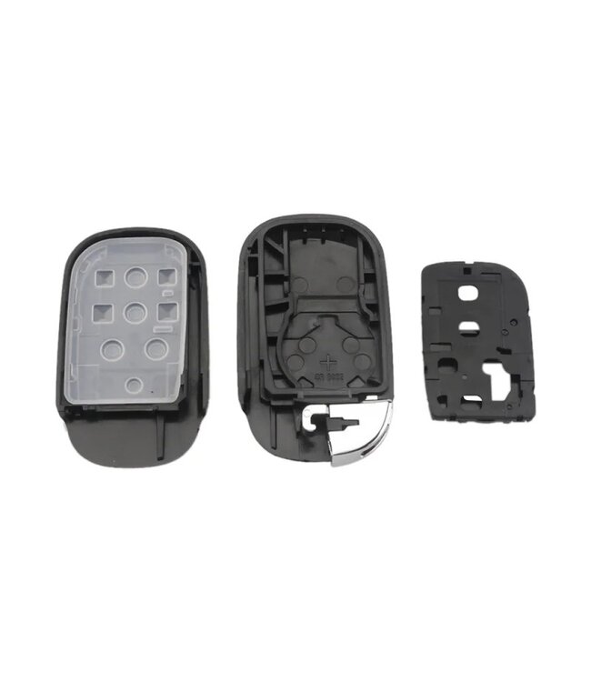 XEOD Autosleutelbehuizing - sleutelbehuizing auto - sleutel - Autosleutel / Smart key geschikt voor Honda Civic - CRV - Accord 4 knops
