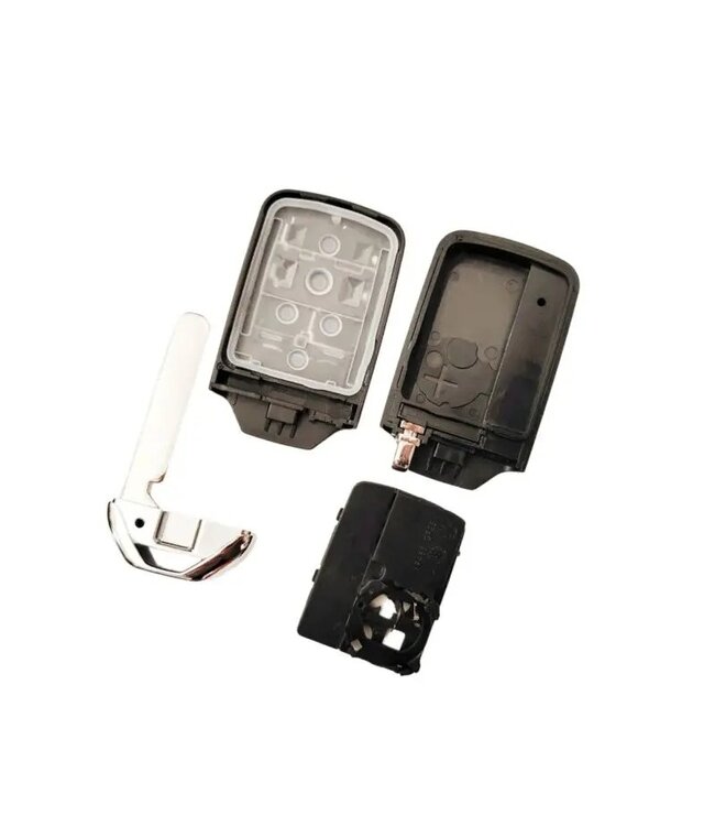 XEOD Autosleutelbehuizing - sleutelbehuizing auto - sleutel - Autosleutel / Smart key geschikt voor Honda Pilot - CRV 4 knops