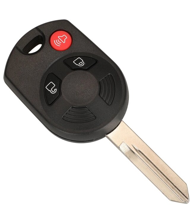 XEOD Autosleutelbehuizing - sleutelbehuizing auto - sleutel - Autosleutel / Geschikt voor: Ford 4 knops sleutel