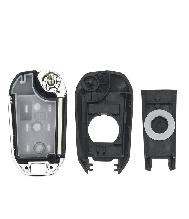 Autosleutelbehuizing - sleutelbehuizing auto - sleutel - Autosleutel geschikt voor: Peugeot - Citroen 2 Knops smart sleutel HU83