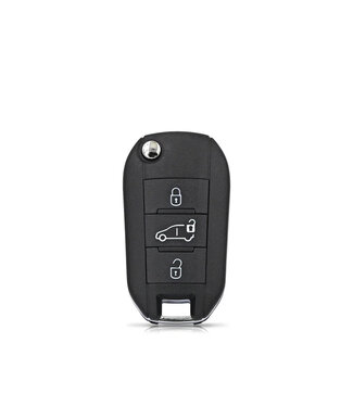 XEOD Klapsleutel 3 knops Geschikt voor: Citroen / Peugeot / Opel HU83