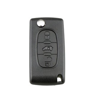 XEOD Sleutelbehuizing 3 knops Geschikt voor: Citroen / Peugeot / Fiat HU83 CE0523