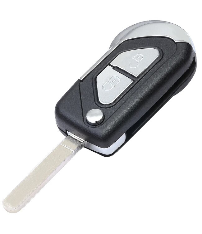 XEOD Autosleutelbehuizing - sleutelbehuizing auto - sleutel - Autosleutel / Geschikt voor: Citroen DS3 - 2 knops VA2