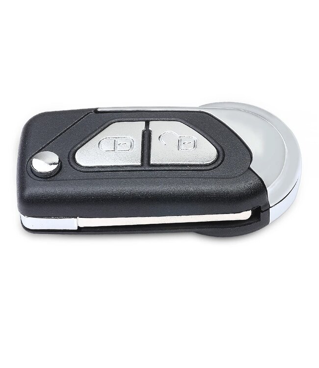 XEOD Autosleutelbehuizing - sleutelbehuizing auto - sleutel - Autosleutel / Geschikt voor: Citroen DS3 - 2 knops VA2