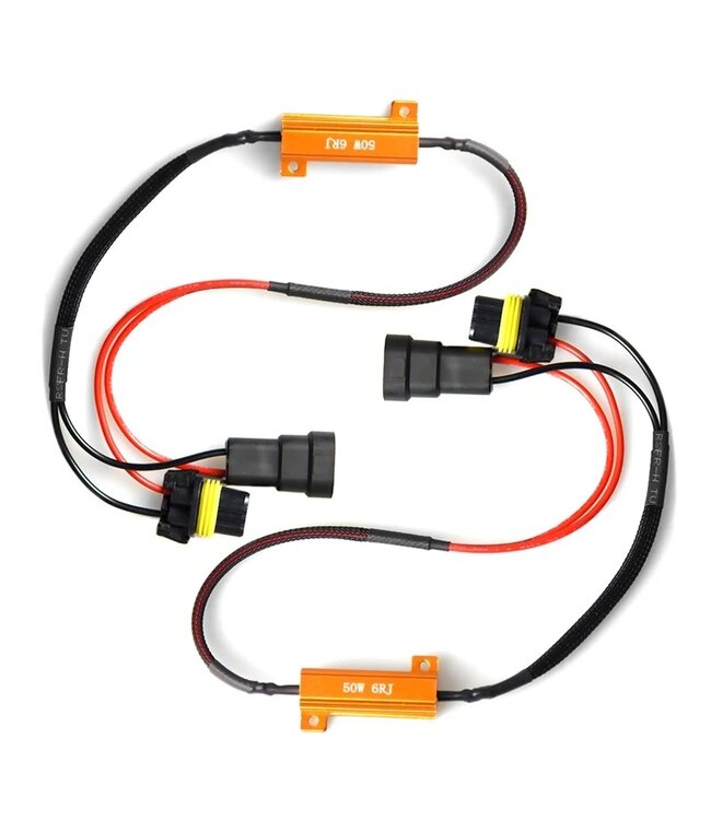 XEOD HB3 / HB4 LED Weerstand - Canbus - Resistor - Storing - 2 stuks