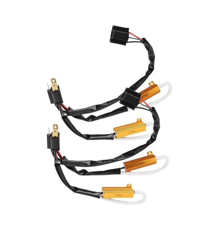XEOD H4 LED Weerstand - Canbus - Resistor - Storing - 2 stuks