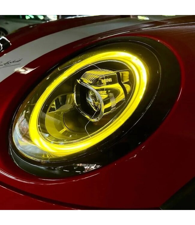 XEOD CSL LED DRL angel eyes modules Geel geschikt voor Mini F54 - F55 - F56 - F57 - 2 stuks - Complete set - Storingsvrij