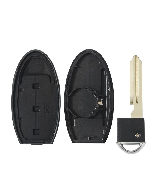 XEOD Autosleutelbehuizing - sleutelbehuizing auto - sleutel - Autosleutel / Geschikt voor: Nissan 370Z - Maxima & Infinity FX37 - QX70 - FX50 & QX56 4 knops