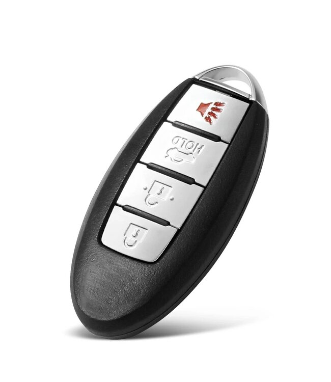 XEOD Autosleutelbehuizing - sleutelbehuizing auto - sleutel - Autosleutel / Geschikt voor: Nissan 370Z - Maxima & Infinity FX37 - QX70 - FX50 & QX56 4 knops