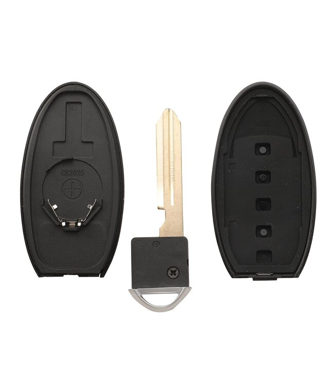 XEOD Autosleutelbehuizing - sleutelbehuizing auto - sleutel - Autosleutel / Geschikt voor: Nissan 370Z - Maxima & Infinity FX37 - QX70 - FX50 & QX56 4 knops