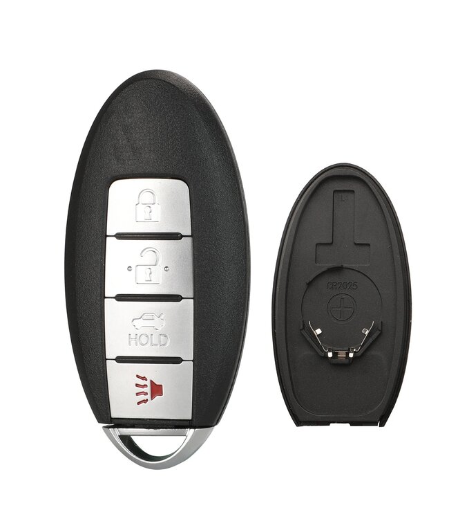 XEOD Autosleutelbehuizing - sleutelbehuizing auto - sleutel - Autosleutel / Geschikt voor: Nissan 370Z - Maxima & Infinity FX37 - QX70 - FX50 & QX56 4 knops