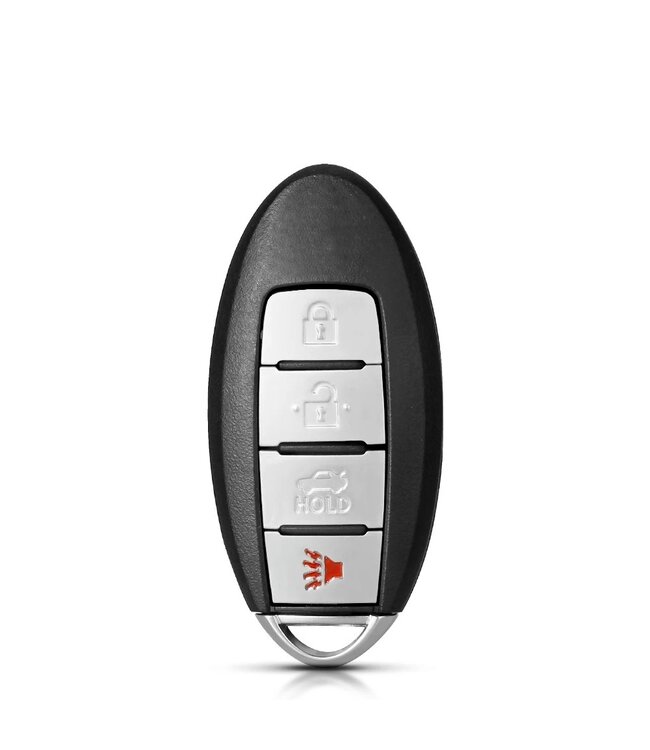XEOD Autosleutelbehuizing - sleutelbehuizing auto - sleutel - Autosleutel / Geschikt voor: Nissan 370Z - Maxima & Infinity FX37 - QX70 - FX50 & QX56 4 knops