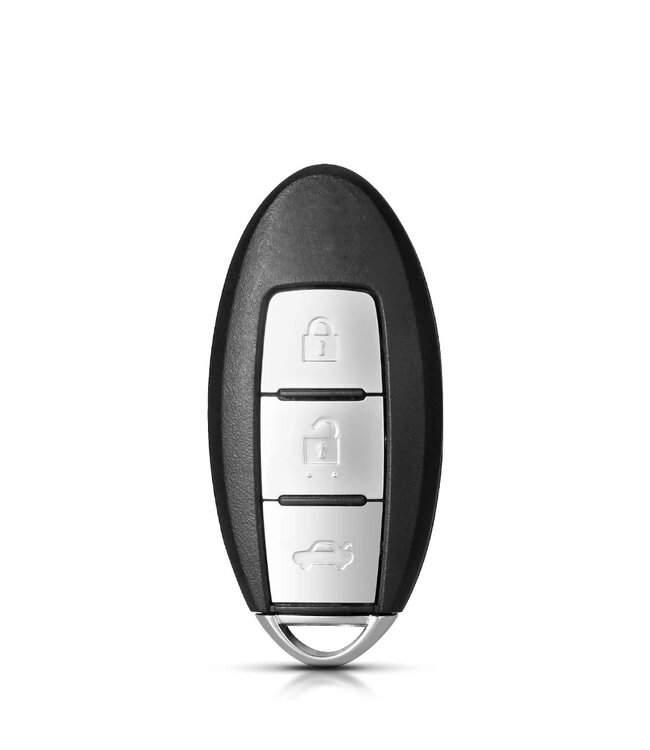 XEOD Autosleutelbehuizing - sleutelbehuizing auto - sleutel - Autosleutel / Geschikt voor: Nissan & Infinity 3 knops