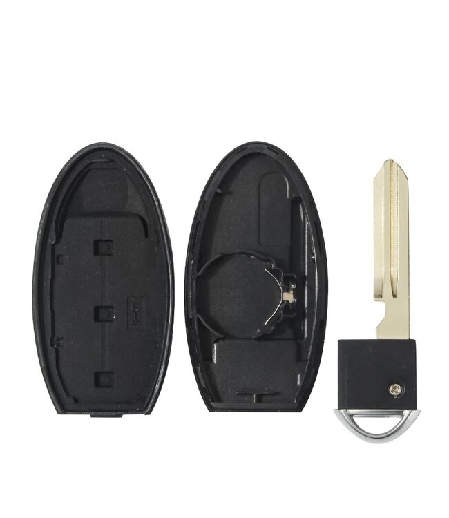 XEOD Autosleutelbehuizing - sleutelbehuizing auto - sleutel - Autosleutel / Geschikt voor: Nissan & Infinity  3 knops