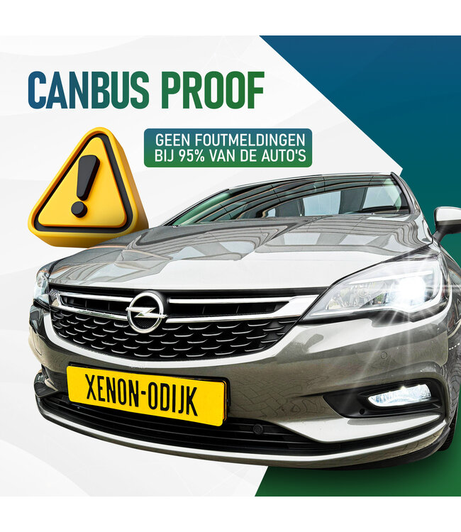 XEOD H15 LED lampen - Wit (6000K) – Auto Verlichting Lamp - Geschikt voor Audi A1, A3 & A5 - Volkswagen Golf 6 & 7 & Tiguan - Mercedes - Skoda - Mazda – Dagrijlicht en Grootlicht - 2 stuks – 12V