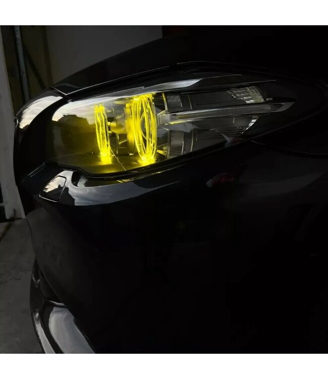 XEOD CSL LED DRL angel eyes modules Geel geschikt voor BMW 5 Serie F10 & F11 - 4 stuks - Complete set