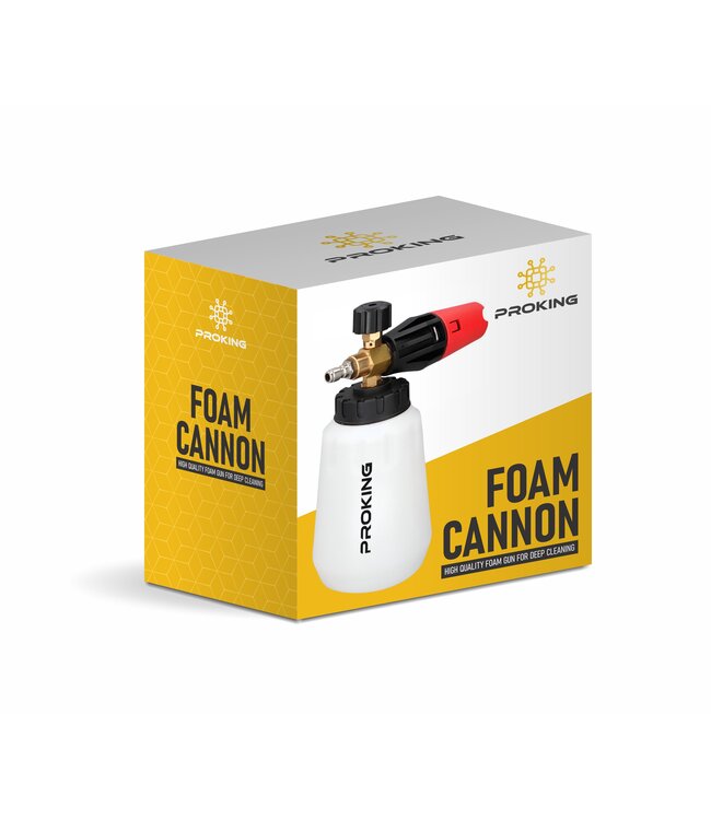 PROKING Snow Foam Cannon - Karcher K-Serie Compatibel - K2, K3, K4, K6, K7 - Auto Schuim Sproeier - Hoogwaardige Foam Gun voor Diepe Reiniging