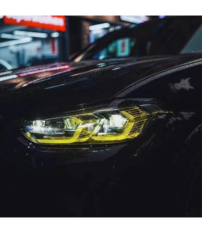 XEOD CSL LED DRL angel eyes modules Geel geschikt voor BMW X3 G01 G02 G08 - Laser koplampen - 4 stuks - Complete set